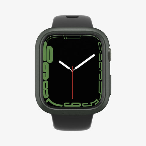 ACS05458 - Apple Watch Ultra (Apple Watch (49mm)) Case Thin Fit in black showing the front